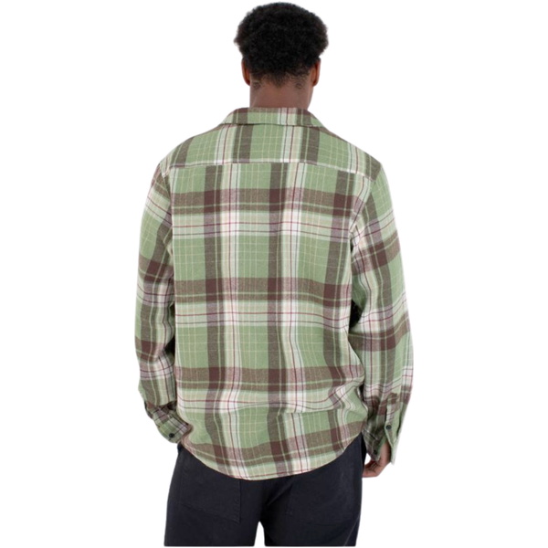 2026 Hurley Mens Axe Flannel Shirt MVSEU00002 - Jade Horizon / Camo